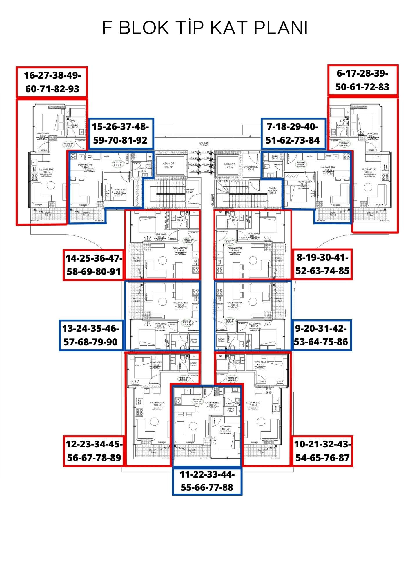 Kat planları 15